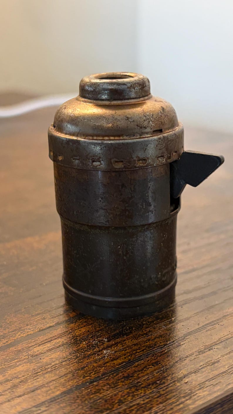 Antique Vintage Buss Light Toggle Switch Light Socket Lamp Part - Etsy
