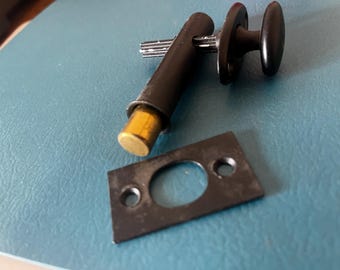 Antique vintage (nos) door thumb turn tube security lock w/screws