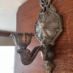 Antique vintage welsbach art nouveau art deco light wall sconce lamp part