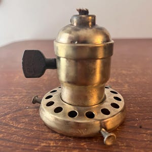 Antique vintage brass uno 1924 p&s light socket 2 5/16" shade holder lamp part