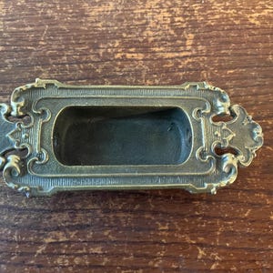 Antique vintage sargent cast brass victorian window lift sash pull