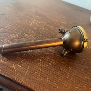 Antique vintage brass lamp socket cluster light part