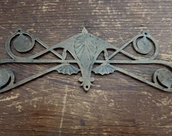 Antique vintage brass oil lamp leveler spreader bar lamp part