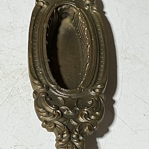 Antique vintage brass victorian window sash lift part