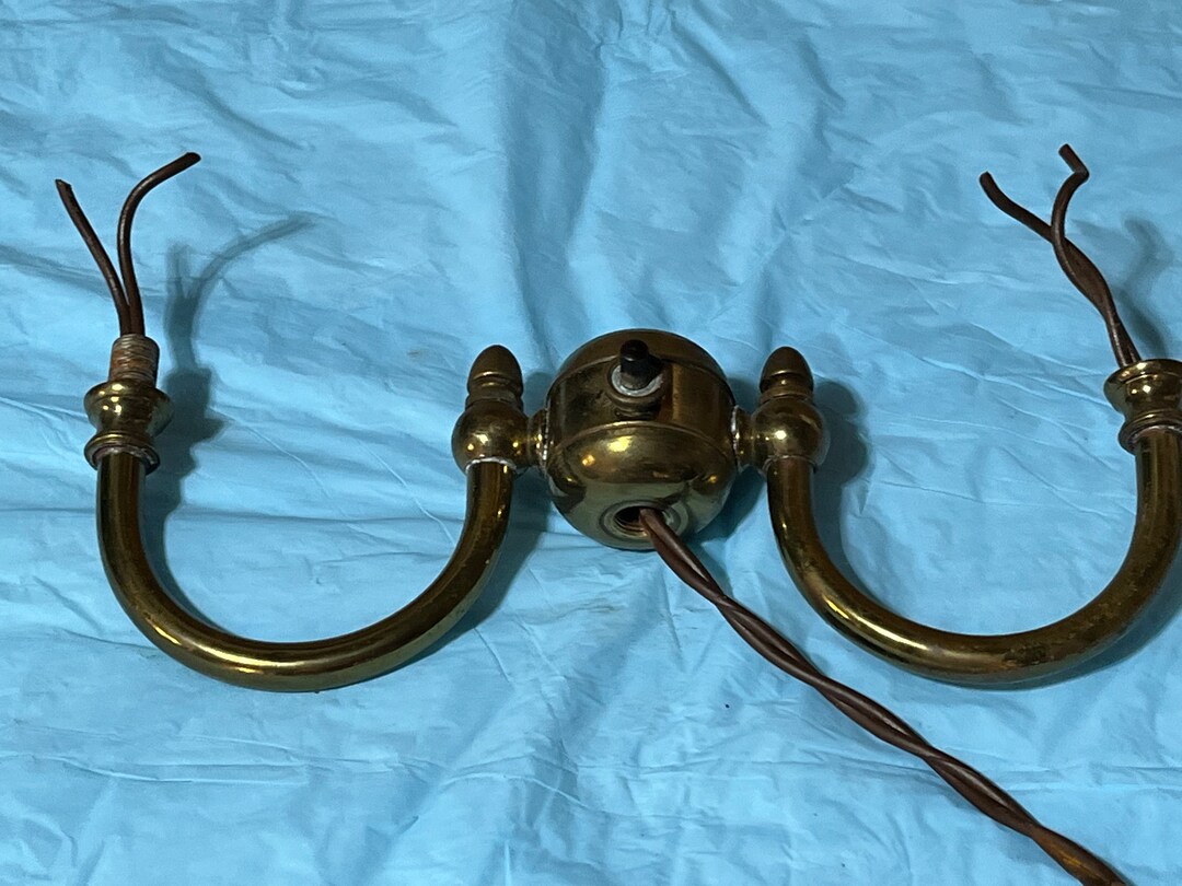 Antique Vintage Lamp Socket Cluster Light Part Etsy