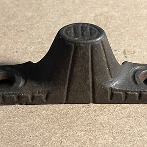 Antique vintage cast iron window sash lock latch keeper strike part