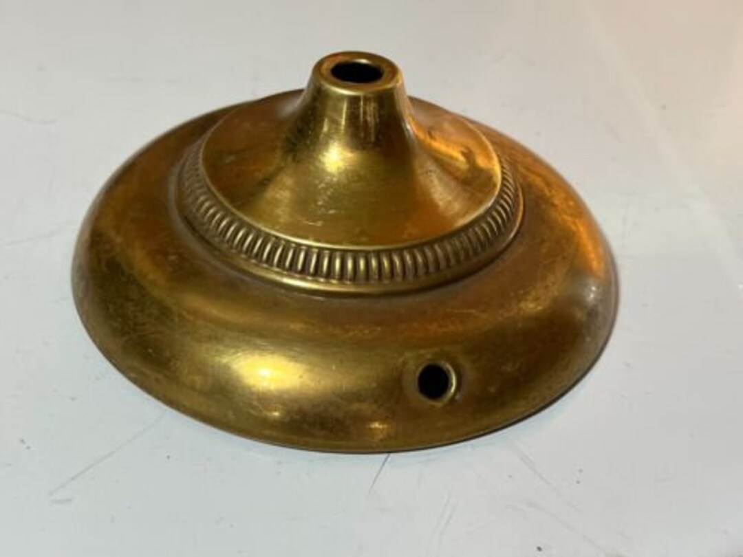 Antique Vintage Brass Lamp Base Light Part Etsy
