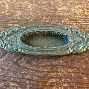 Antique vintage sargent cast brass victorian window lift sash pull