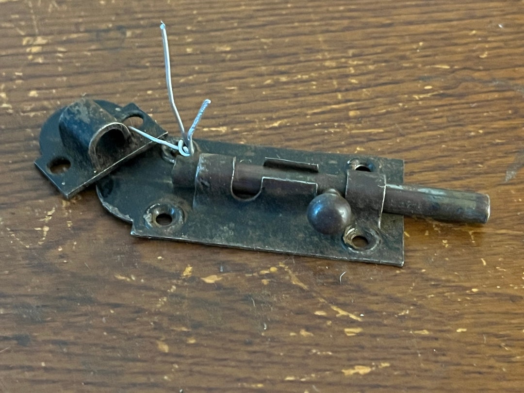 Antique Vintage Door Latch Bolt Lock Etsy