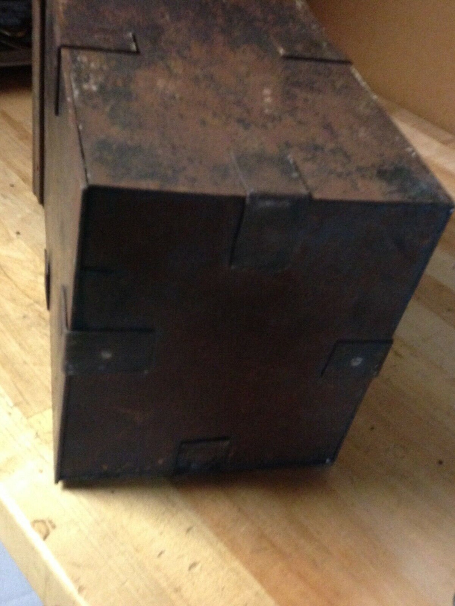 ANTIQUE VINTAGE CAST iron lock box strong box with drawer Etsy