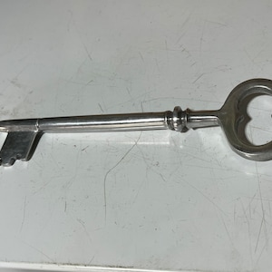 Antique vintage 8 7/8&quot; aluminum key
