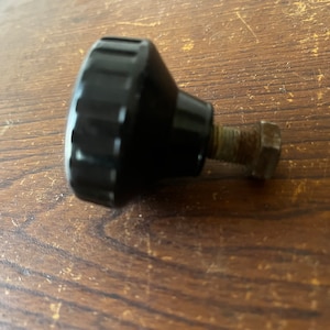 Antique vintage bakelite 1 5/8&quot; dia. radio hot rod knob