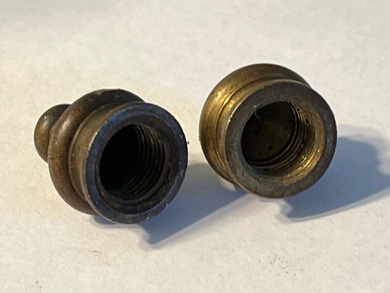 Antique Vintage Brass Lamp Finial Light Parts Etsy