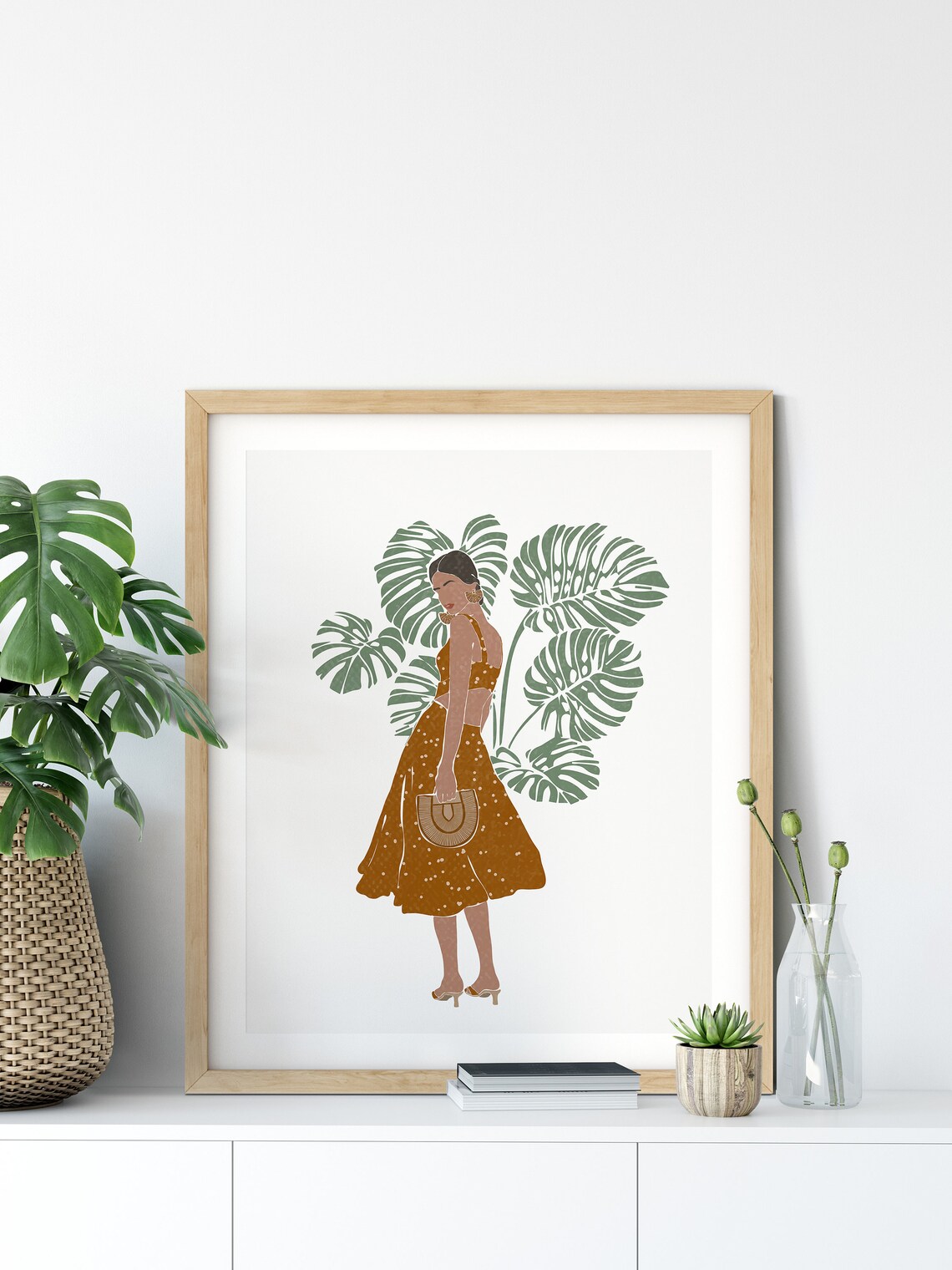 Boho Decor Set of 2 Prints Boho Wall Decor Bedroom Decor | Etsy