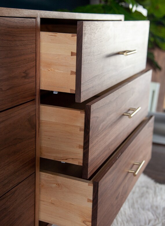Owen 6 Drawer Mid Century Modern Dresser