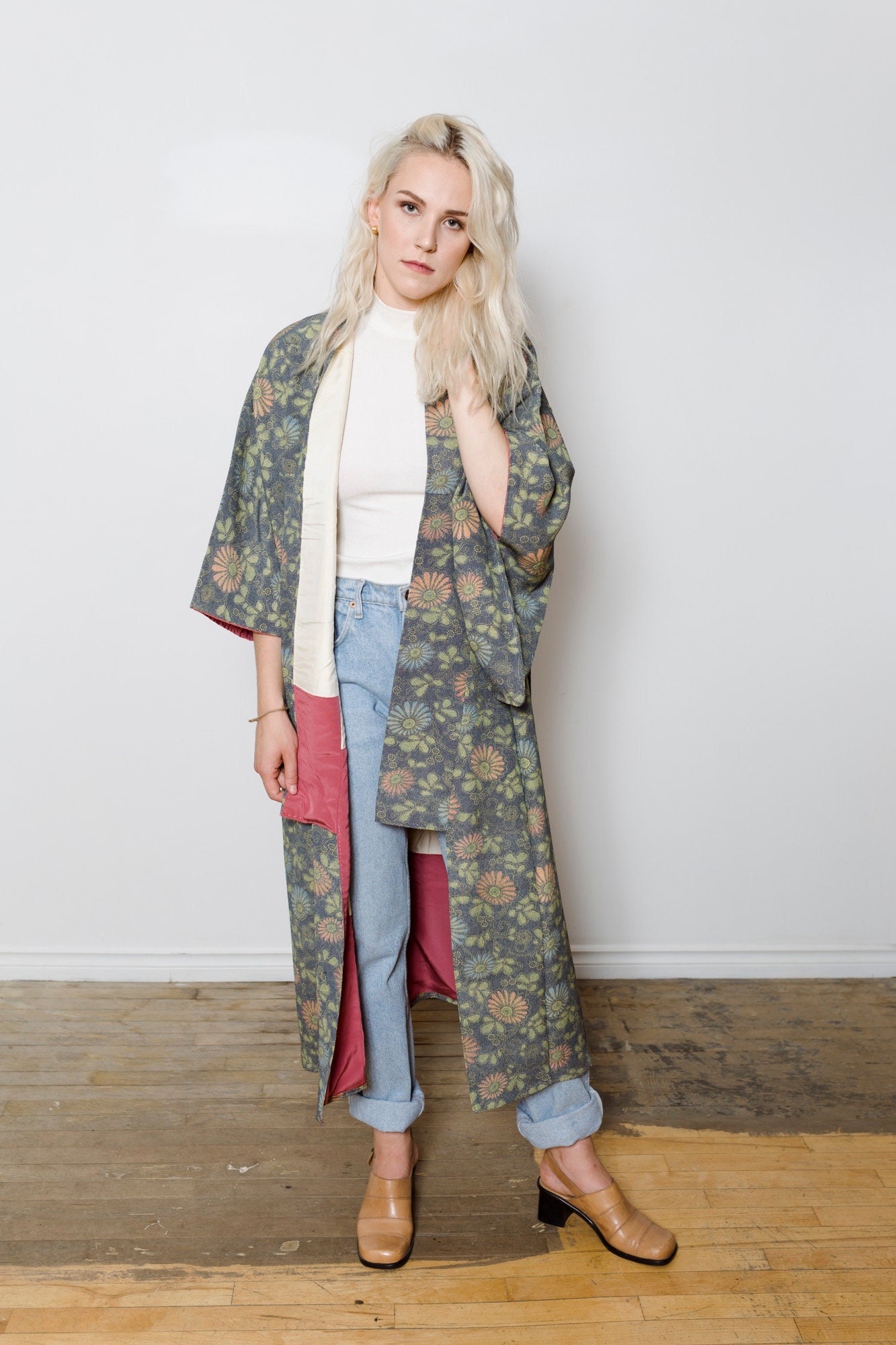 vintage duster robe