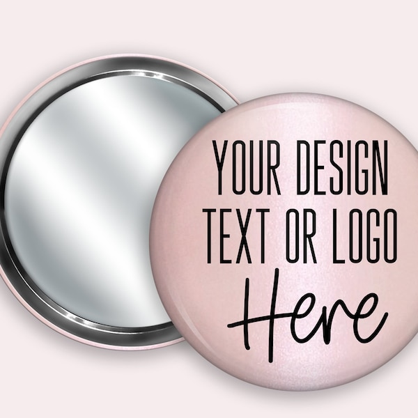 Custom Pocket Mirror, personalised mirror, design your own mirror, logo mirror, beauty mirrors, promotional mirrors, wedding mirrors