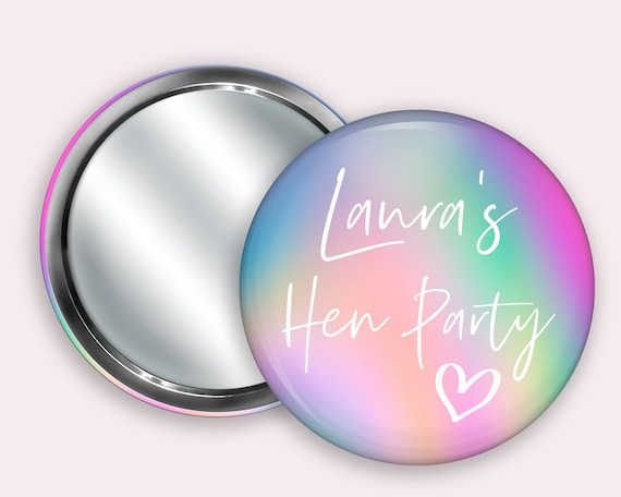 Hen party mirror favours, hen party favours, hen party bag favours