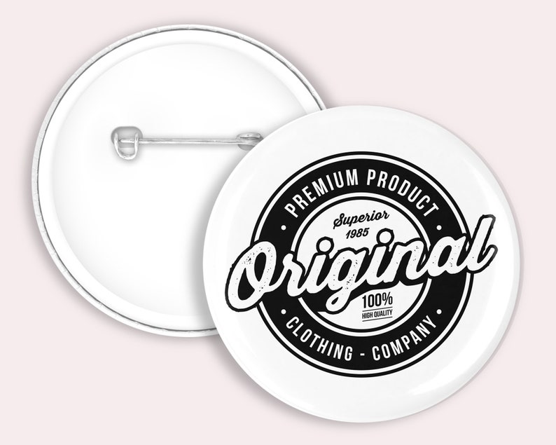 25mm Custom badges, personalised badge, design your own badge, logo badge, promotional badge, charity badge, hen night badges 25mm badge, image 7