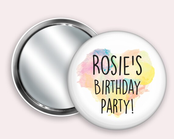 58mm Pocket Mirror, Kids party favours, Children's Party favours, Kids party bag favours, Girls party bag fillers