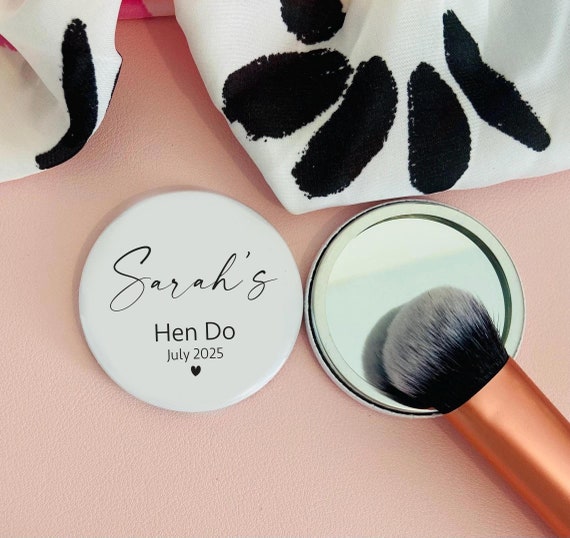 Hen party mirror favours, hen party favours, hen party bag favours