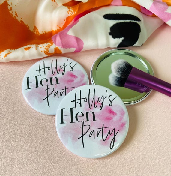 Hen party mirror favours, hen party favours, hen party bag favours