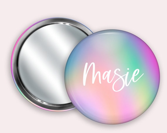 58mm Pocket Mirror, Stocking filler, stocking stuffer, secret santa gift, christmas gift, Christmas stocking filler, small Christmas gift