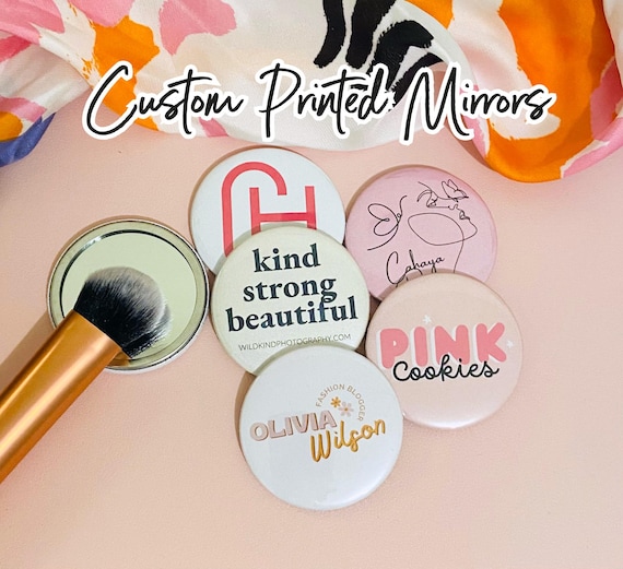 Custom Mirror, custom Aesthetics mirror , design your own mirror, logo mirror, beauty mirrors, promotional mirrors, Aesthetics logo mirroro