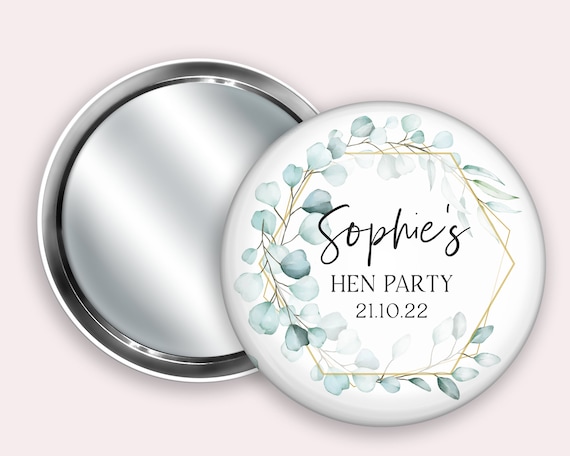 Hen party mirror favours, hen party favours, hen party bag favours