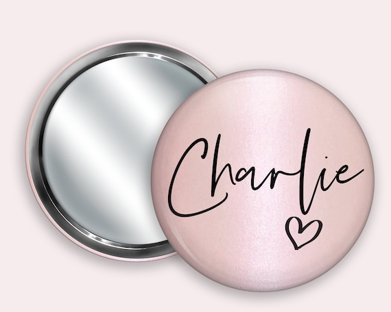 Wedding Favours, Wedding favour, personalised Mirrors, Wedding Guest gift, 58mm Pocket mirror