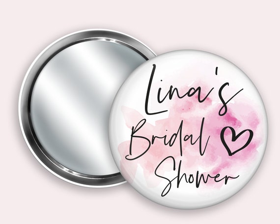 Bridal Shower mirror favours, Bridal shower favours, favours, Bridal party, Bridal party bag favours