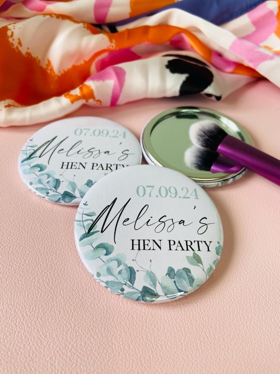 Hen party mirror favours, hen party favours, hen party bag favours