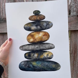 Petoskey Beach Day #4- original watercolor on paper