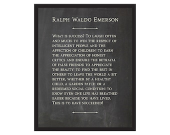 Ralph Waldo Emerson Etsy