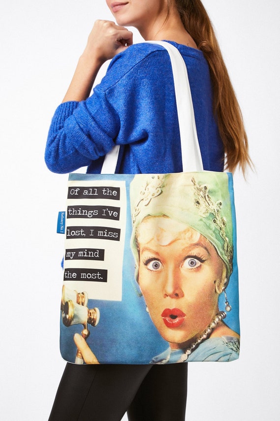 retro tote bag