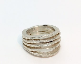 Handmade silver ring