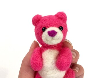 Needle Felted Lotso Bear Disney Pixar Toy Story 3