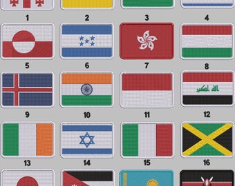 FLAG PATCH PATCHES TONGA IRON ON COUNTRY EMBROIDERED WORLD FLAG FLAG PATCH PATCHES TONGA IRON ON COUNTRY EMBROIDERED WORLD FLAG