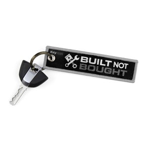 Built Not Bought Key Tags by KeyTails Bmw S1000 rr Ducati Ktm gsxr cbr Ninja Yamaha Honda Kawasaki Suzuki Cars Motorcycle Keyring Keychain