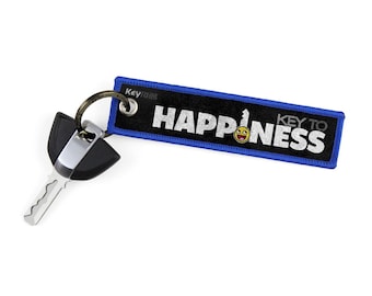 Key To Happiness Key Tags by KeyTails Bmw S1000 rr Ducati Ktm gsxr cbr Ninja Yamaha Honda Kawasaki Suzuki Motorcycle Cars Keyring Keychain