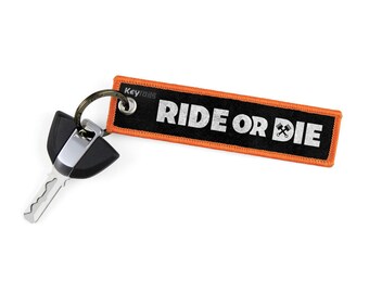 Ride Or Die Key Tags by KeyTails Bmw S1000 rr Ducati Ktm gsxr cbr Ninja Yamaha Honda Kawasaki Suzuki Motorcycle Keyring Keychain