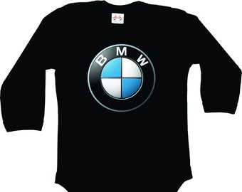 BMW Body Manches courtes Logo Body Body blanc 100/% Coton Auto