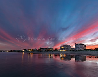 Afterglow on the Beach - Photographic Print (Mounted but unframed)