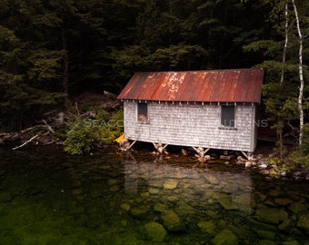 The Boat House - Photographic Print (Mounted but unframed)