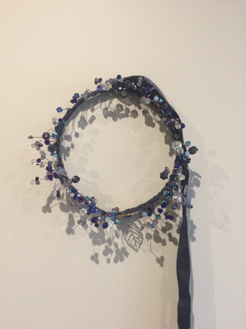 Crown Pearl crown Tiara Wreath Wedding Bridal headpiece Crystal crown Maternity photoshoot