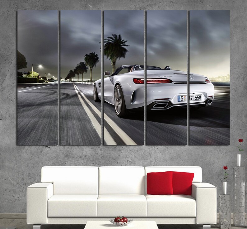 Mercedes GT AMG Mercedes Wall Art AMG Wall Decor Supercar Etsy