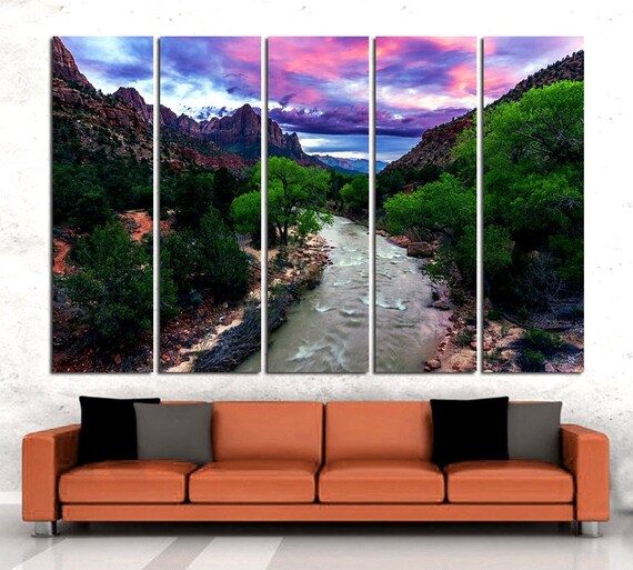 Zion National Park Utah Zion Wall Art Zion Utah Wall Decor Etsy