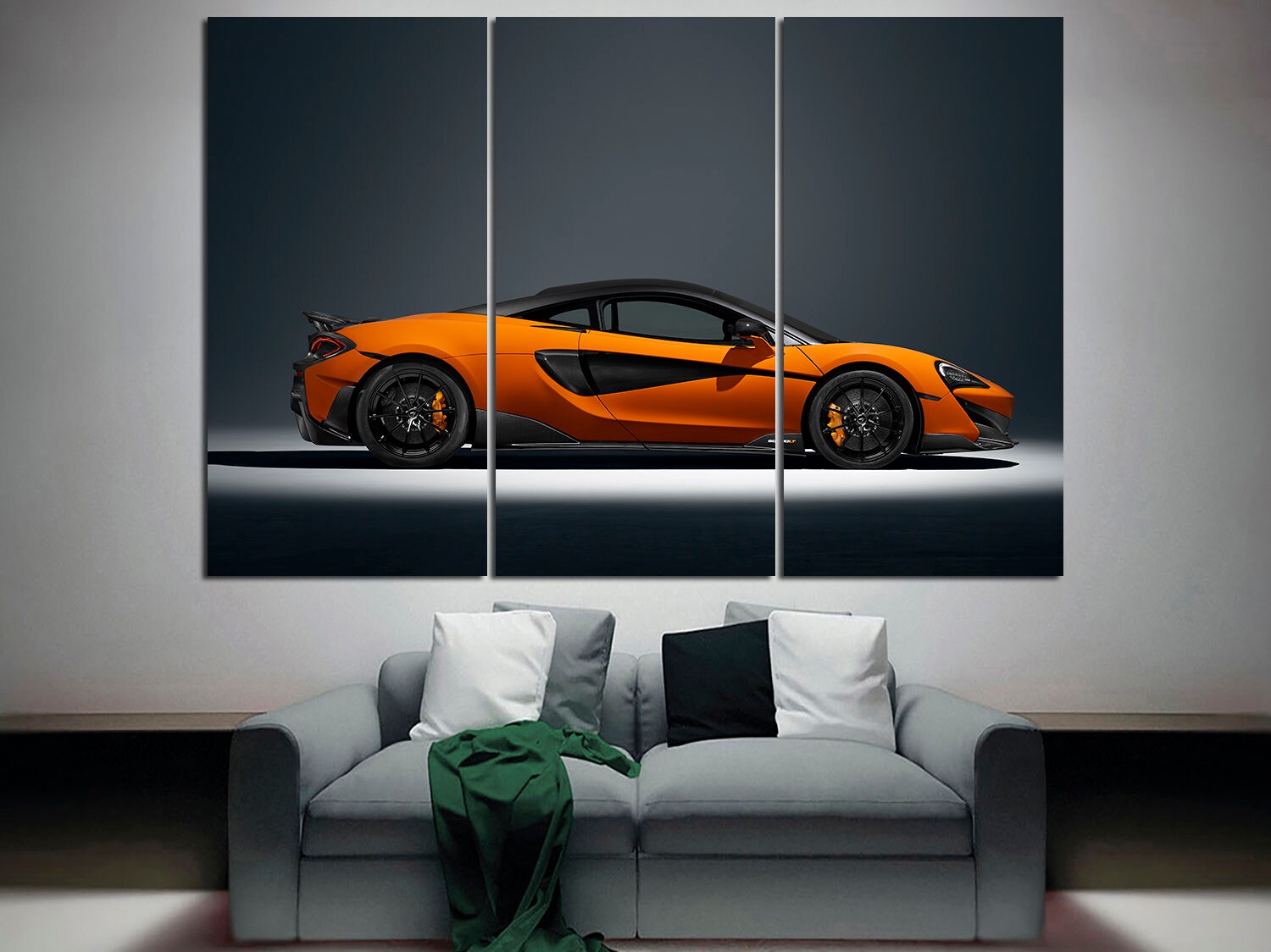 Mclaren 600LT Mclaren Wall Art Mclaren Wall Decor Supercar | Etsy