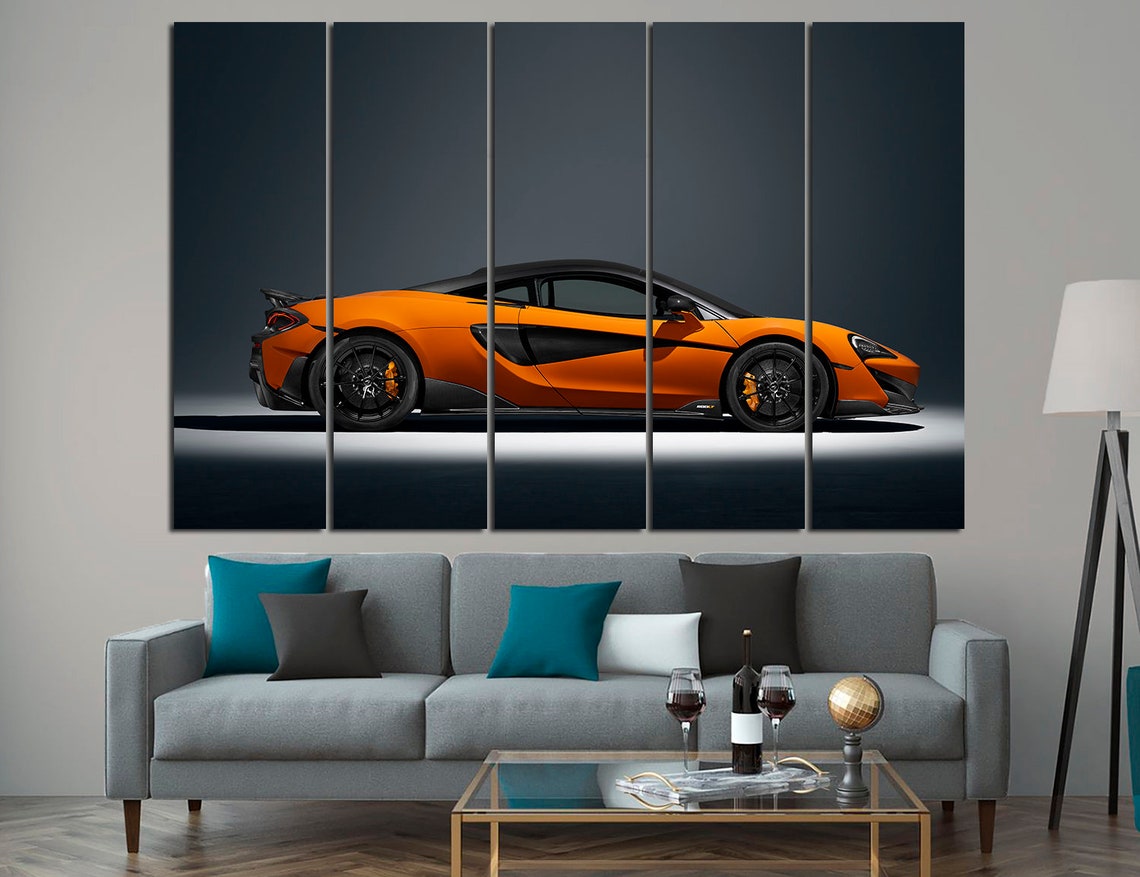 Mclaren 600LT Mclaren Wall Art Mclaren Wall Decor Supercar Etsy
