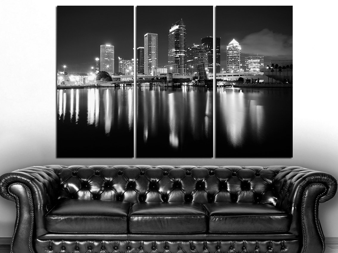 Tampa Wall Art Tampa Poster Florida Tampa Skyline Tampa Photo Etsy